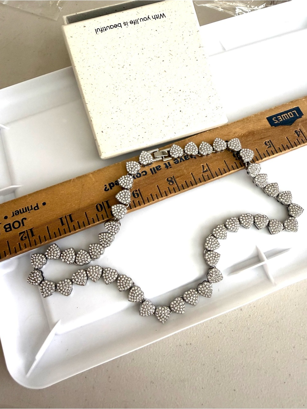 New Sterling Silver Heart Necklace Firm Price